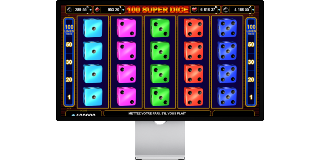 le jeu 100 super dice