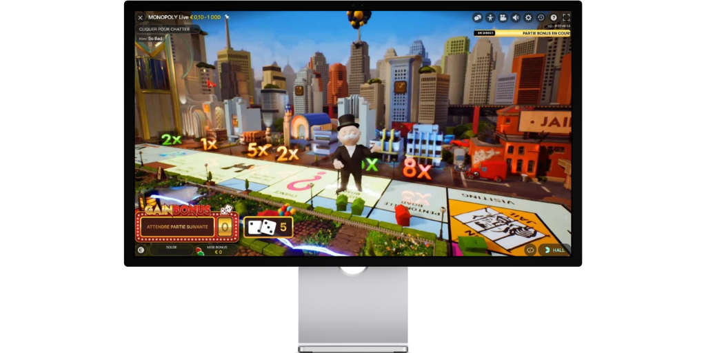 Monopoly Live jeu casino